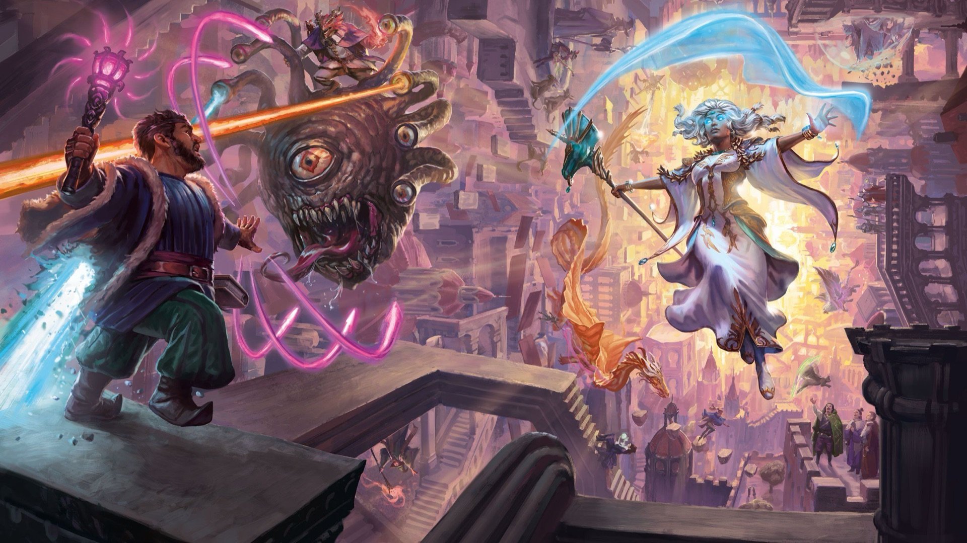 D&D Arcana Unleashed ile gelen yeni alt sınıflar için tanıtım afişi