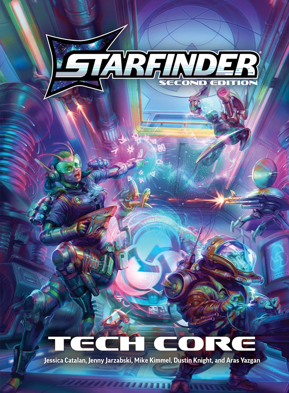 Starfinder Tech Core kitabının kapağı