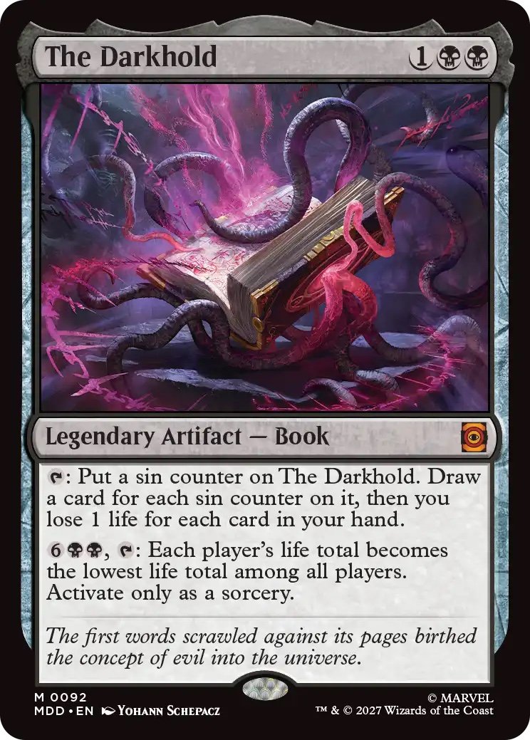 The Darkhold Magic: The Gathering kartı