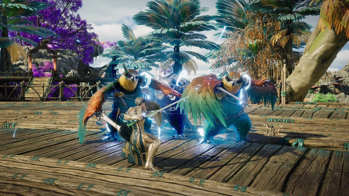 Aion 2 karakteri ve baykuş yaratıkları