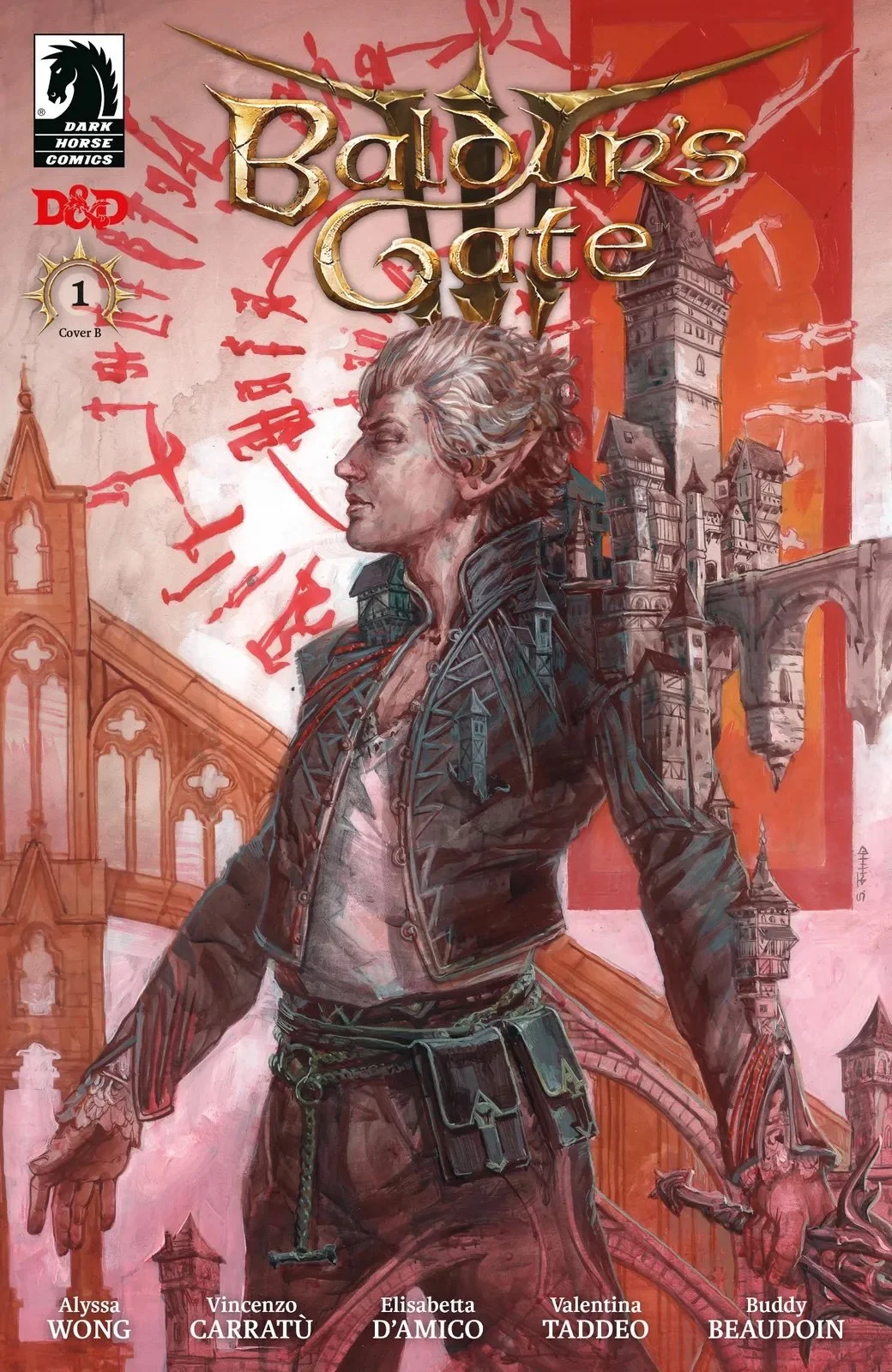 Baldur's Gate 3 çizgi roman 1. sayı Scott Fischer kapağı