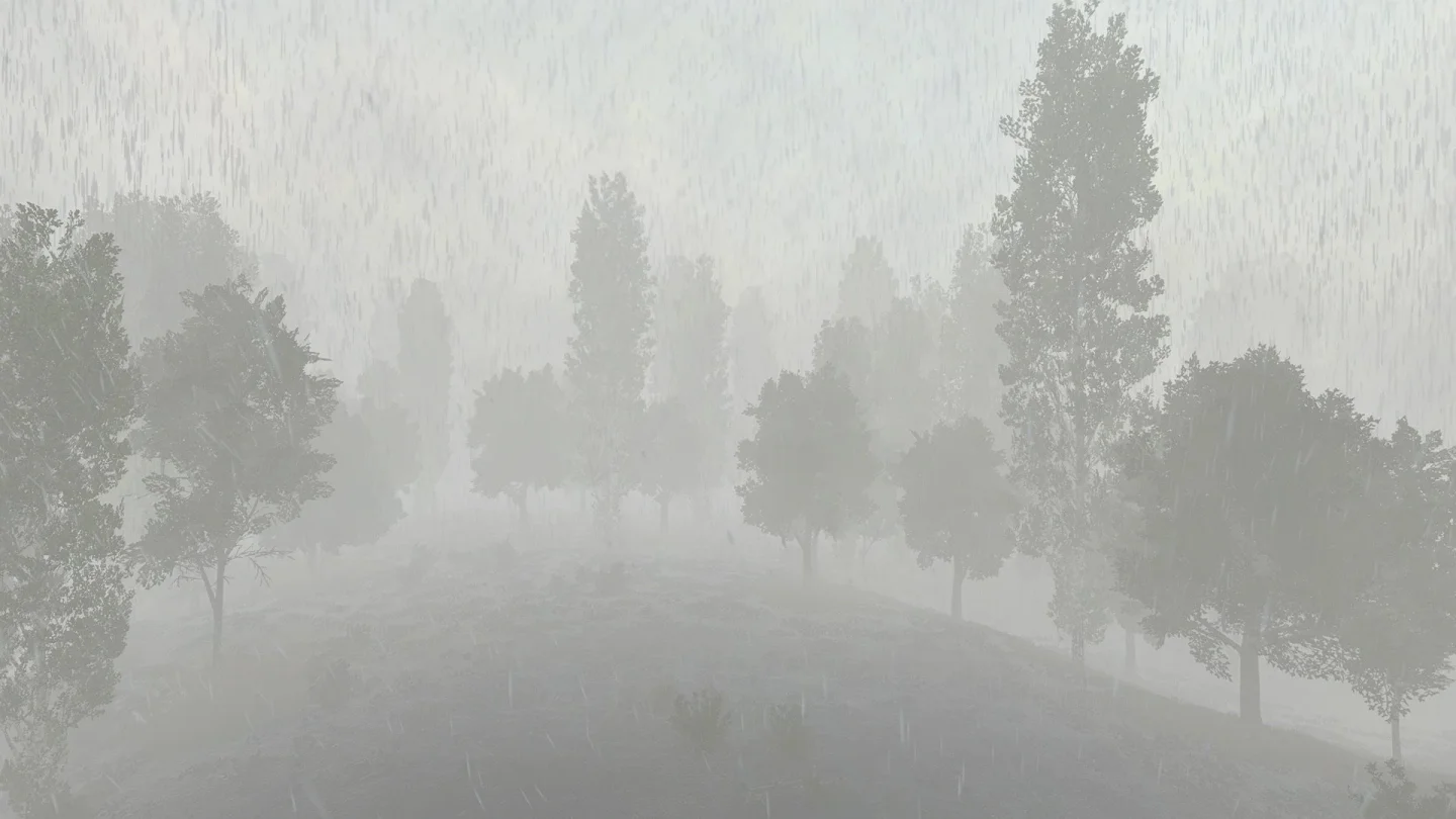 Bannerlord Realistic Weather modu ile sisli orman savaşı