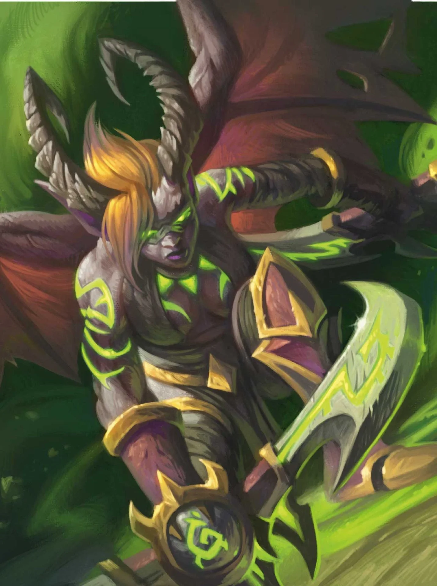 D&D World of Warcraft kitabının yeni alt sınıflarını gösteren tanıtım görseli